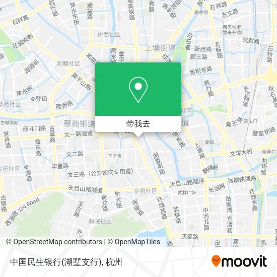 中国民生银行(湖墅支行)地图