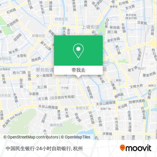 中国民生银行-24小时自助银行地图