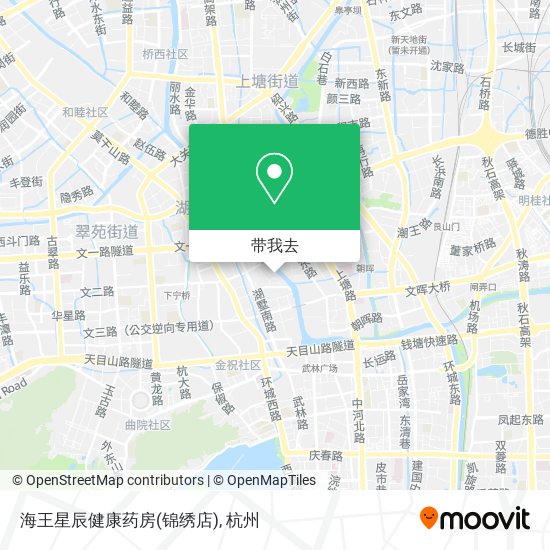 海王星辰健康药房(锦绣店)地图