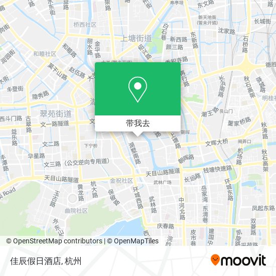 佳辰假日酒店地图