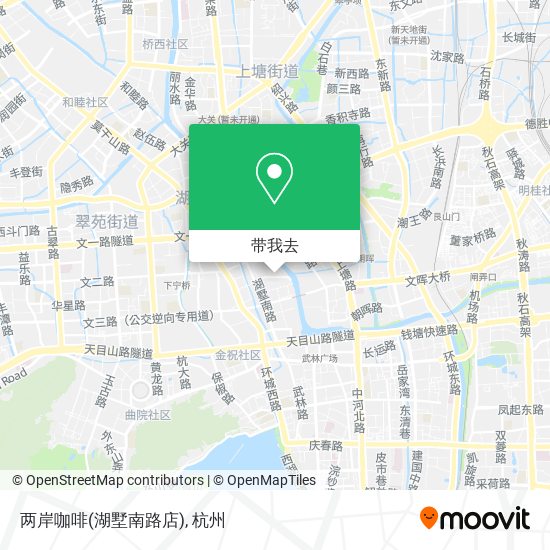 两岸咖啡(湖墅南路店)地图