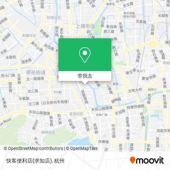 快客便利店(求知店)地图