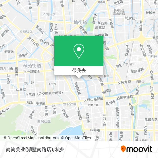 简简美业(湖墅南路店)地图
