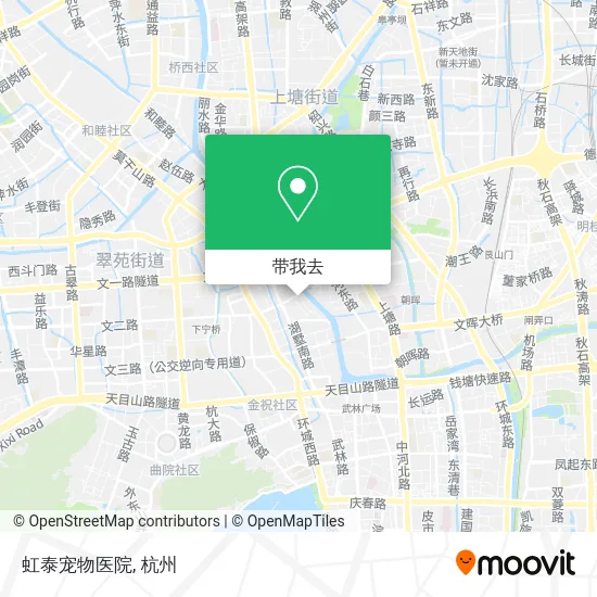 虹泰宠物医院地图