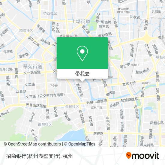 招商银行(杭州湖墅支行)地图