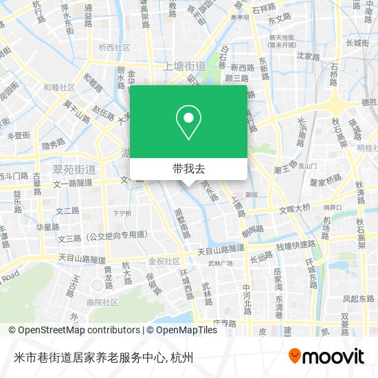 米市巷街道居家养老服务中心地图
