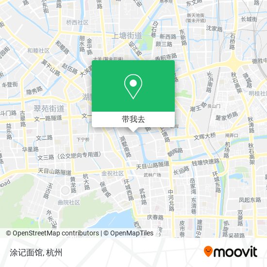 涂记面馆地图