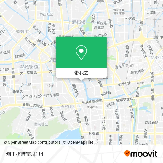 潮王棋牌室地图
