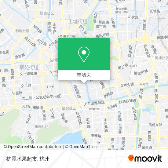 杭霞水果超市地图