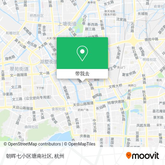 朝晖七小区塘南社区地图