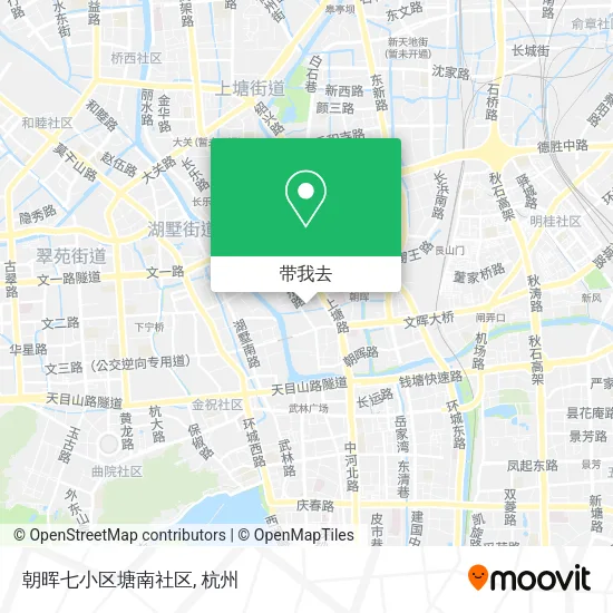 朝晖七小区塘南社区地图