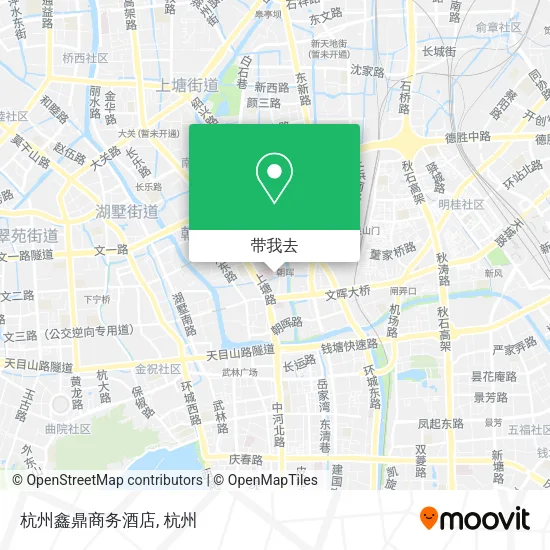 杭州鑫鼎商务酒店地图