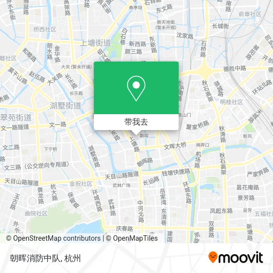 朝晖消防中队地图