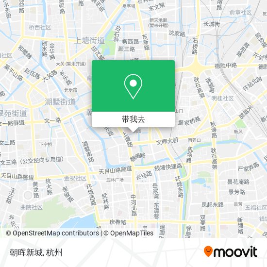 朝晖新城地图