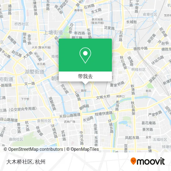 大木桥社区地图
