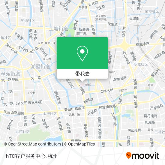 hTC客户服务中心地图