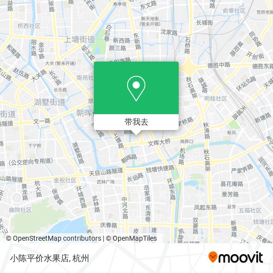 小陈平价水果店地图
