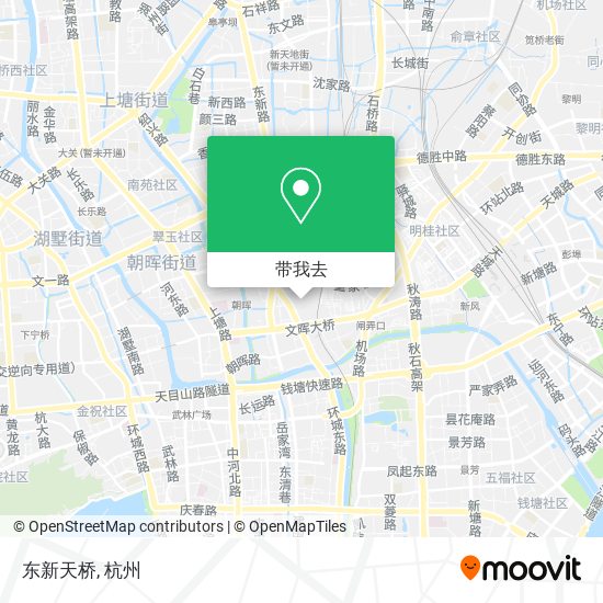 东新天桥地图