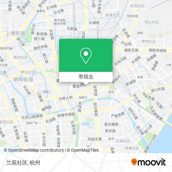兰苑社区地图