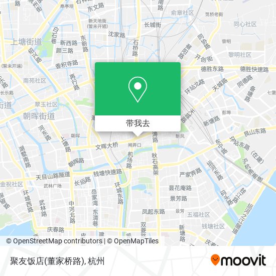 聚友饭店(董家桥路)地图