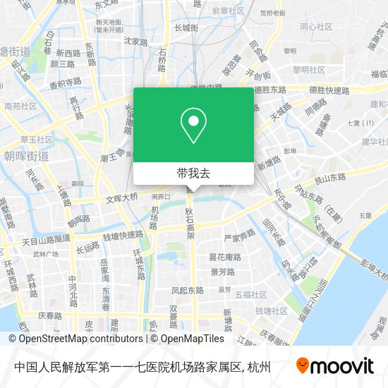 中国人民解放军第一一七医院机场路家属区地图