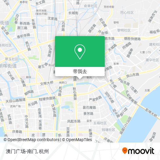 澳门广场-南门地图