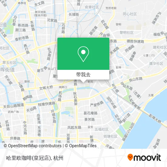 哈里欧咖啡(皇冠店)地图