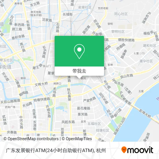 广东发展银行ATM(24小时自助银行ATM)地图