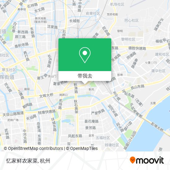 忆家鲜农家菜地图