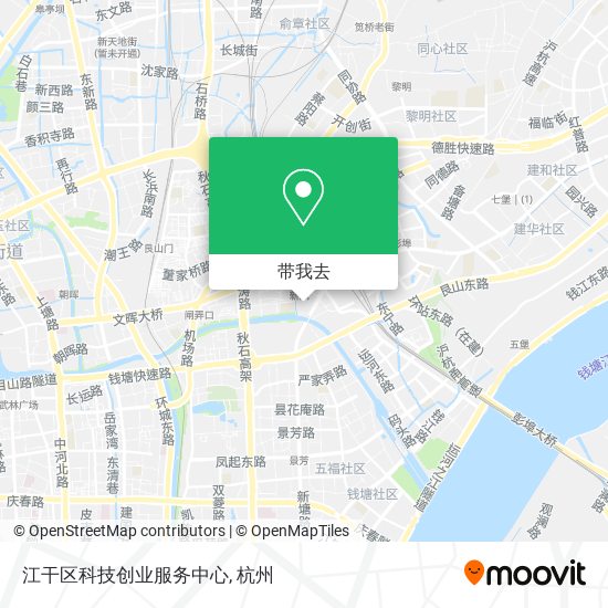 江干区科技创业服务中心地图