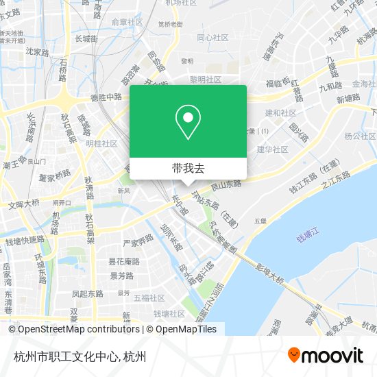 杭州市职工文化中心地图