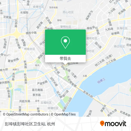 彭埠镇彭埠社区卫生站地图