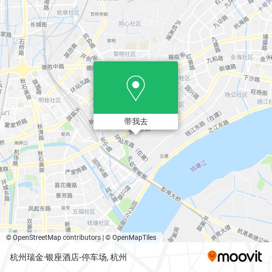 杭州瑞金·银座酒店-停车场地图