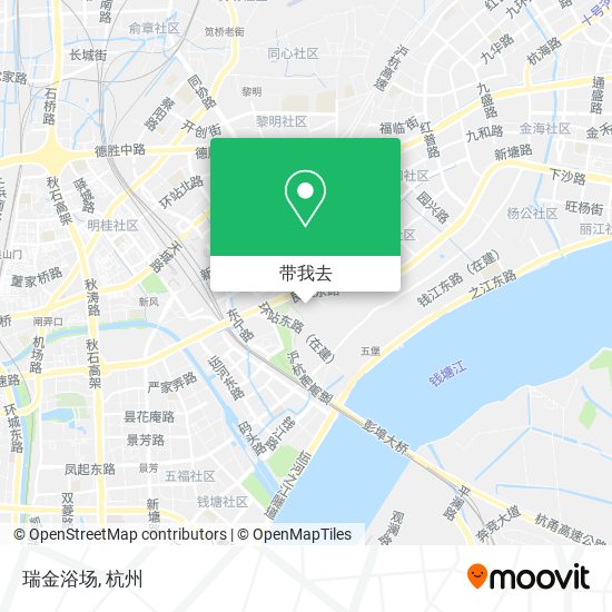 瑞金浴场地图