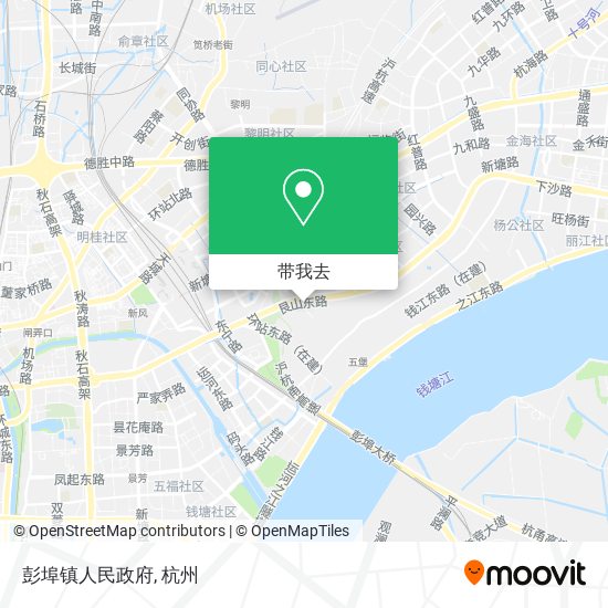 彭埠镇人民政府地图