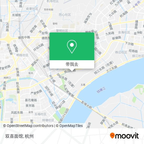 双喜面馆地图
