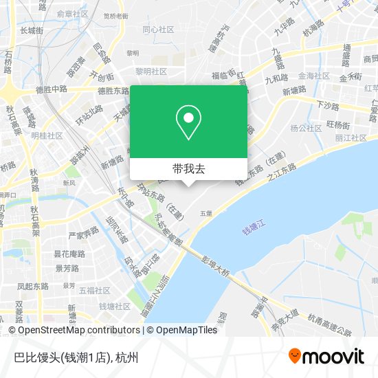 巴比馒头(钱潮1店)地图