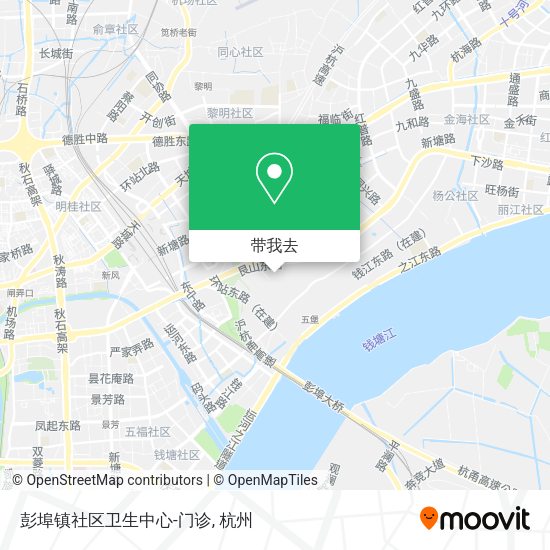 彭埠镇社区卫生中心-门诊地图