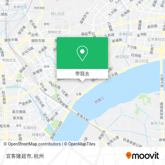 宜客隆超市地图