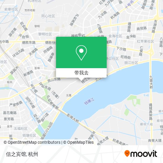 信之宾馆地图