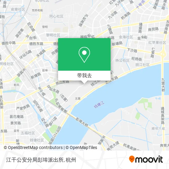 江干公安分局彭埠派出所地图