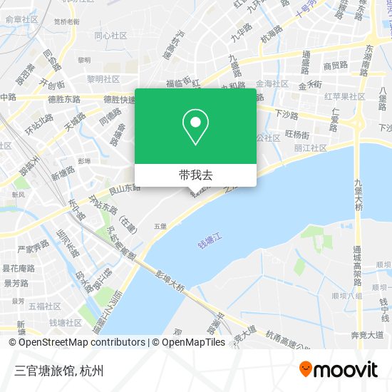 三官塘旅馆地图