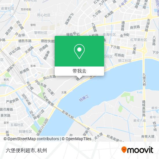 六堡便利超市地图