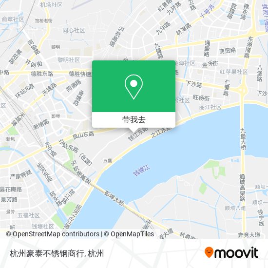 杭州豪泰不锈钢商行地图