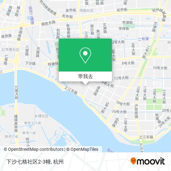 下沙七格社区2-3幢地图