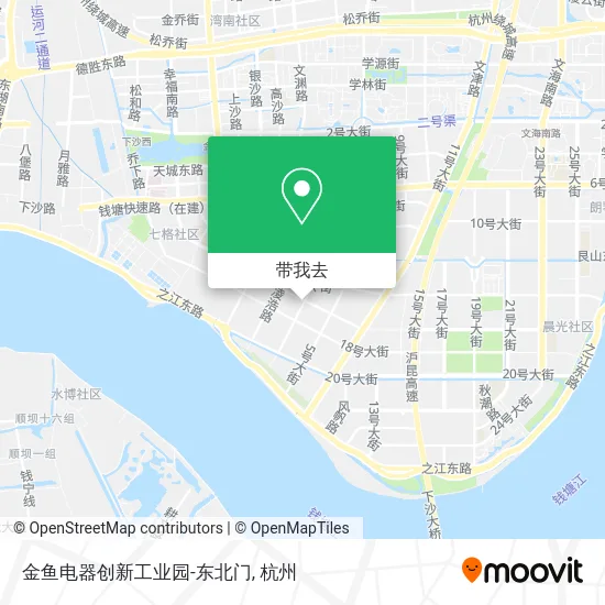 金鱼电器创新工业园-东北门地图