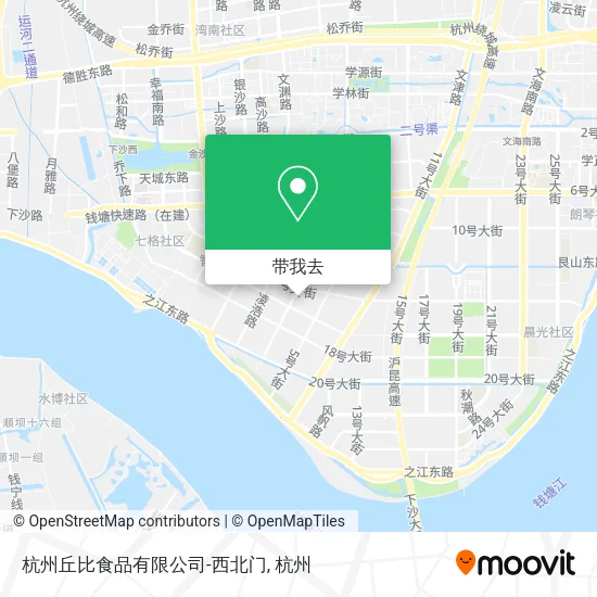 杭州丘比食品有限公司-西北门地图