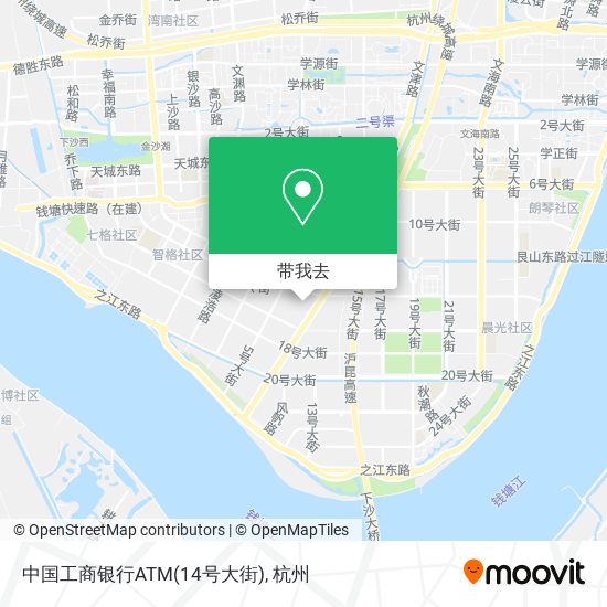 中国工商银行ATM(14号大街)地图