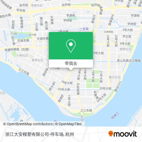 浙江大安模塑有限公司-停车场地图