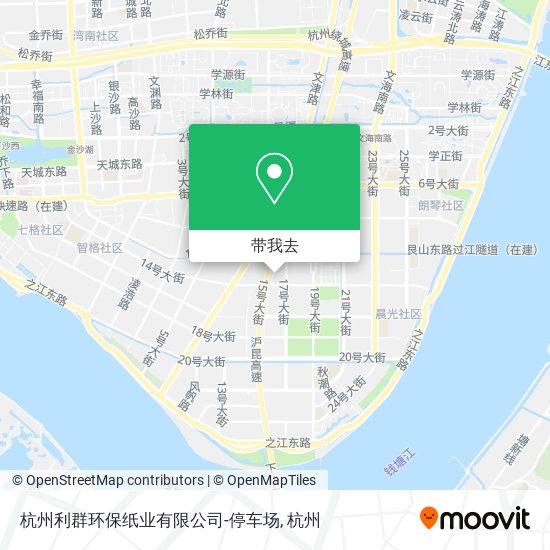 杭州利群环保纸业有限公司-停车场地图